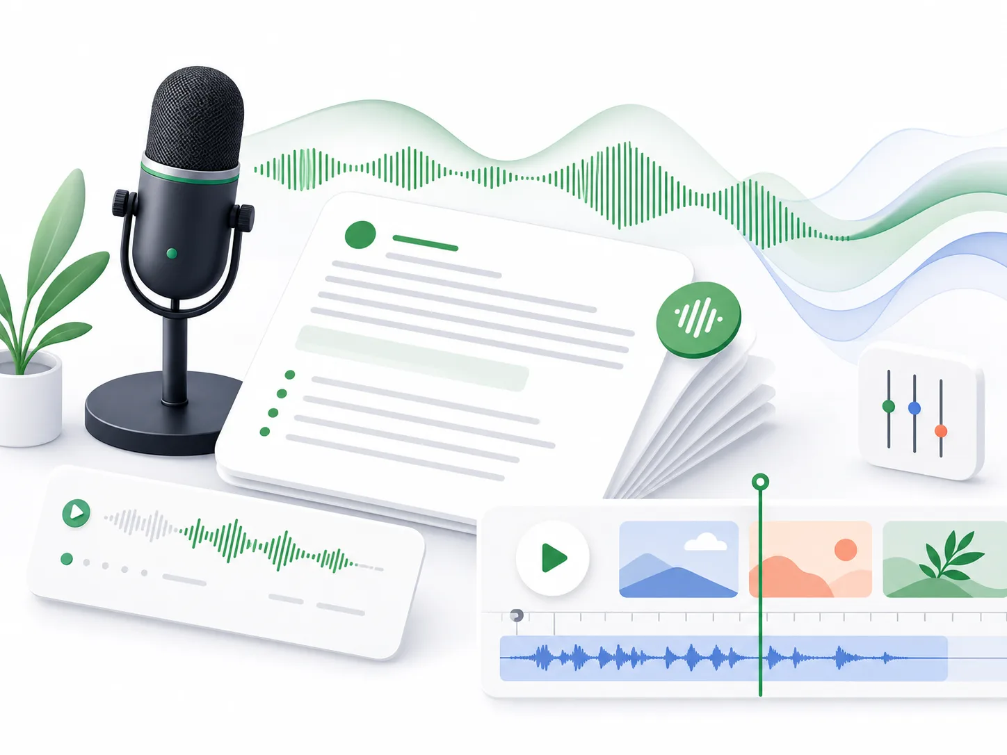 AI voice over script production