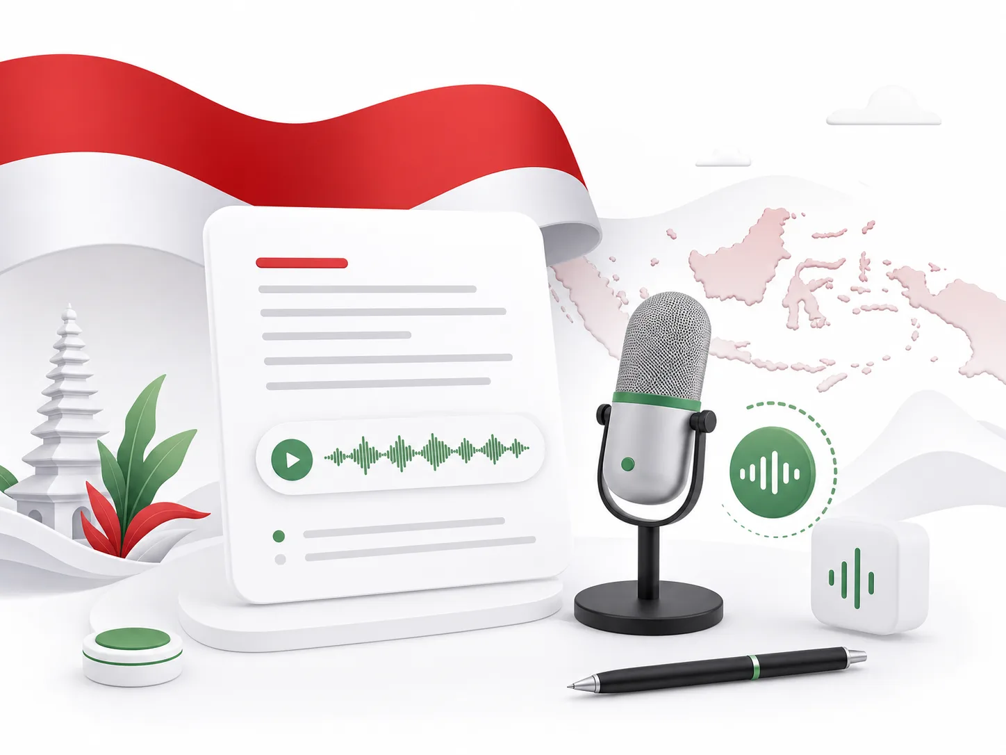 Indonesian AI voice over brief